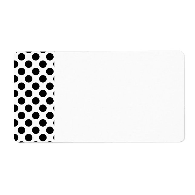 Black Polka Dots Label (Vorne)