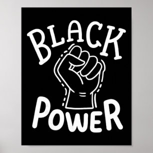 Black Power Bürgerrechte Afroamerikanischer Stolz Poster