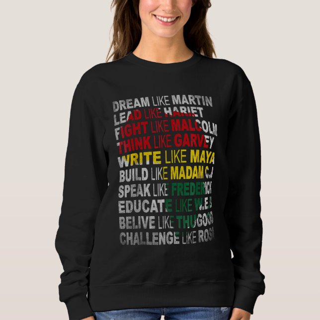 Black Power Shirt History Month African American P (Vorderseite)
