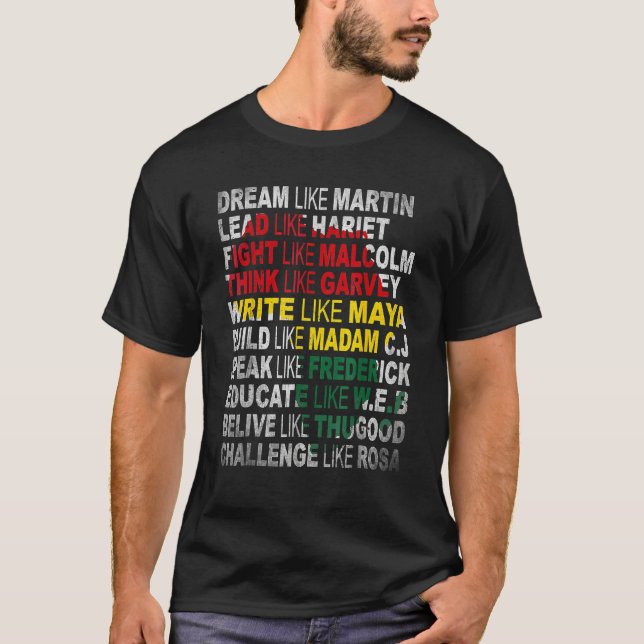 Black Power Shirt History Month African American P (Vorderseite)