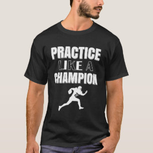 Black Practice wie ein Champion Football Shirt