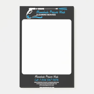 Black Pressure Power Washing Pro Clean Post-it Klebezettel