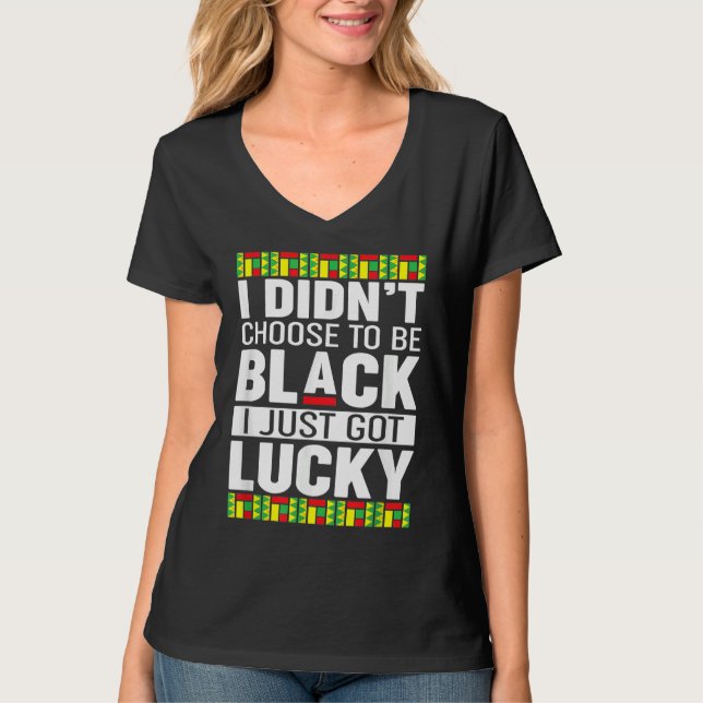 Black Pride  Black History Month T-Shirt (Vorderseite)