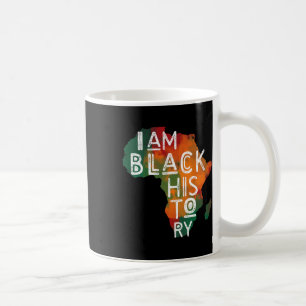 Black Pride Geschenke I Am Black History Afrikanis Kaffeetasse