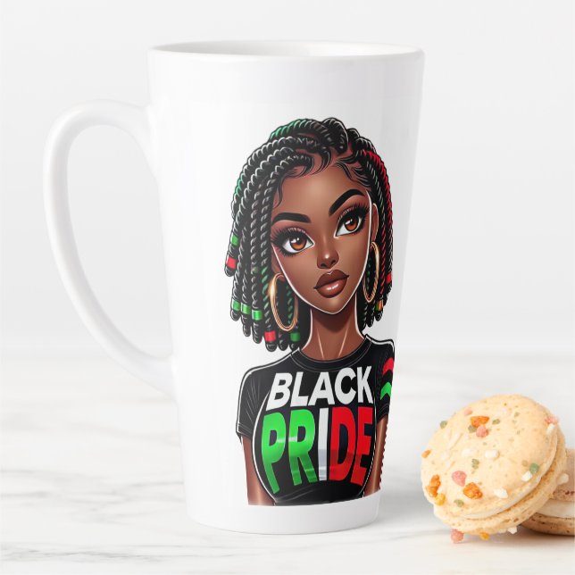 Black Pride Lady Milchtasse (Beispiel)
