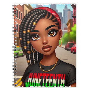 Black Pride Lady Notizblock