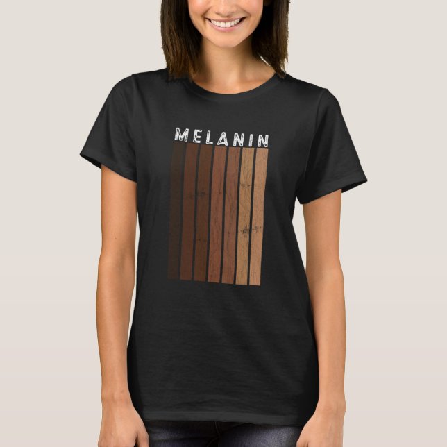Black Pride Melanin BLM Women Men Afro Queen King T-Shirt (Vorderseite)