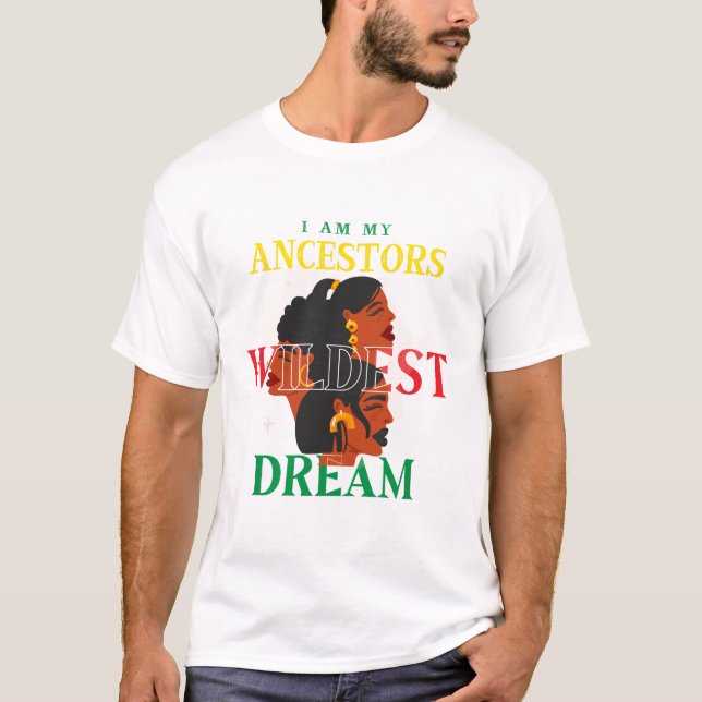 Black Pride Shirt | Ich bin schwarze Geschichte (Vorderseite)