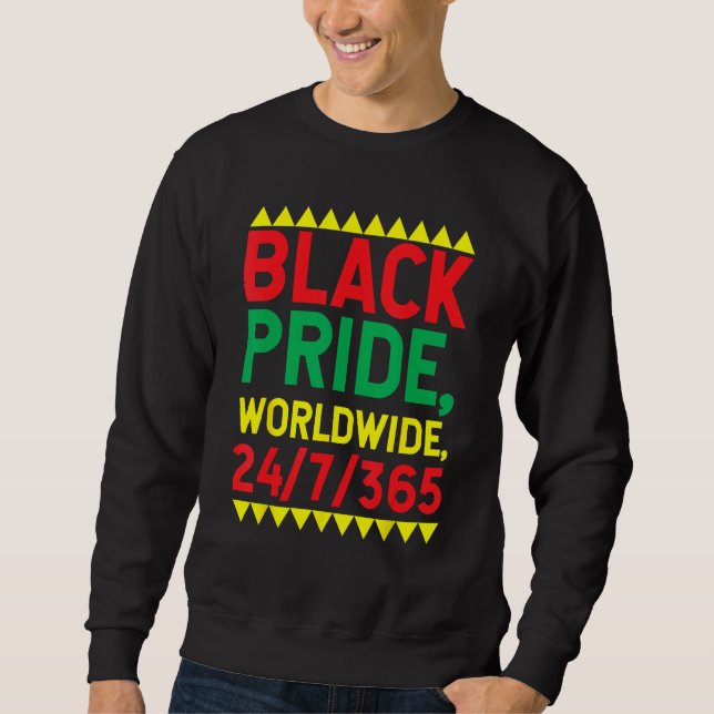 Black Pride, Worldwide, 247365 Sweatshirt (Vorderseite)