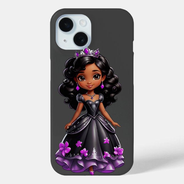 Black Princess Case-Mate iPhone Hülle (Rückseite)