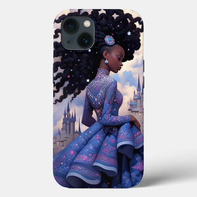 Black Princess Fantasy Art Case-Mate iPhone Hülle (Rückseite)