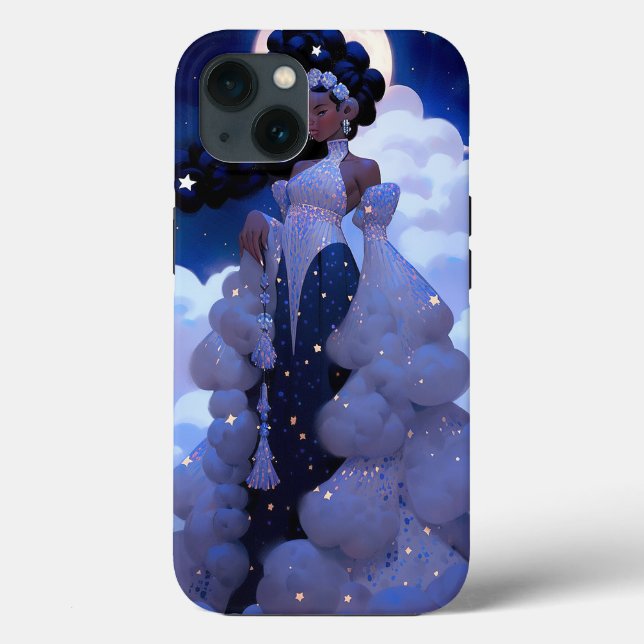 Black Princess Fantasy Art Case-Mate iPhone Hülle (Rückseite)