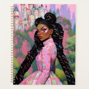 Black Princess Fantasy Art Planer