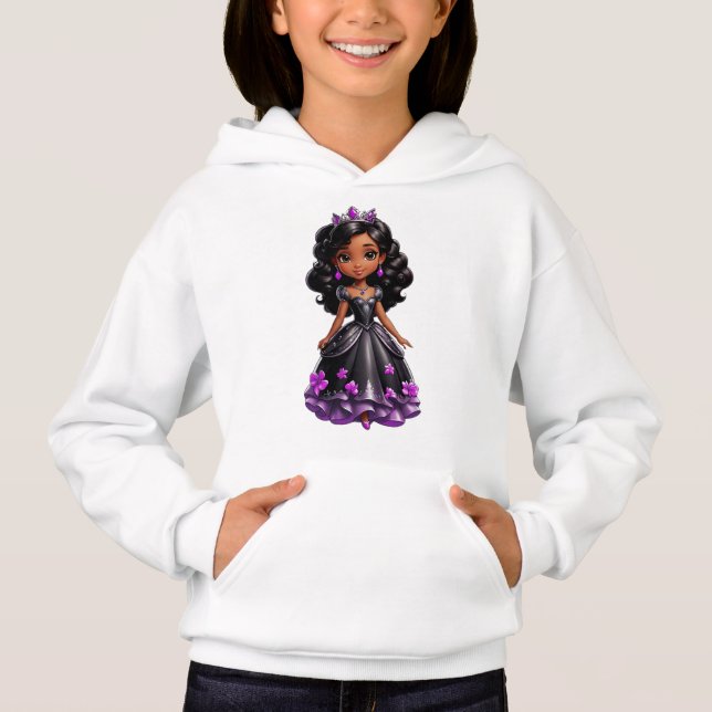 Black Princess Hoodie (Vorderseite)