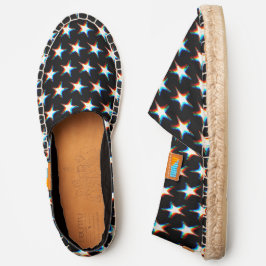 Black Prismatic Star Pattern Modernes Abstraktes C