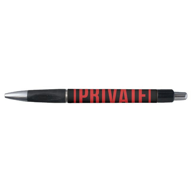 Black Private Kugelschreiber (Vorderseite)