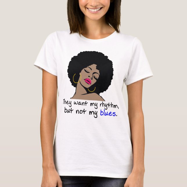 Black Prix - Strong Black Woman - Black History T-Shirt (Vorderseite)