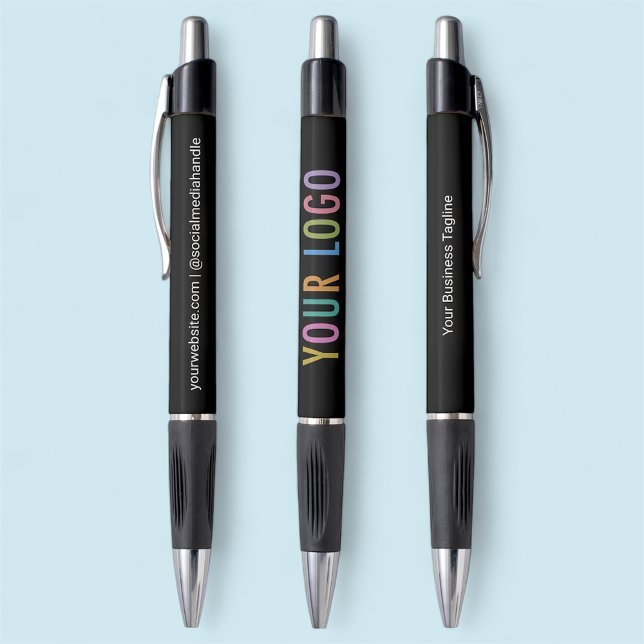 Black Promotion Pen mit Logo-Business Kugelschreiber (MISOOK Black Pens with Logo)