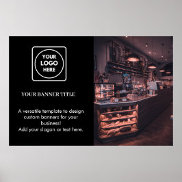 Black Promotion Poster | Benutzerdefiniertes Firme