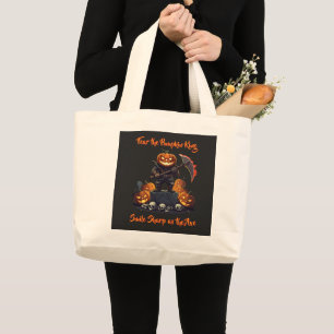 🖤 Black Pumpkin King Halloween Tasche 🎃