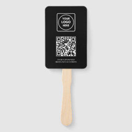 Black QR | Professional Business Logo Design Fächer