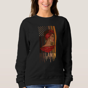 Black Queen African History Melanin Women Melanin Sweatshirt