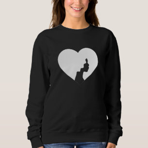 Black Queen Afro Heart Magic Melanin Man Wome Sweatshirt
