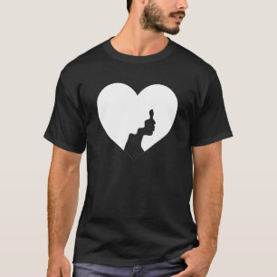 Black Queen Afro Heart Magic Melanin Man Wome T-Shirt