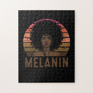 Black Queen Afro Melanin Puzzle