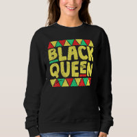 Black Queen Black History Month Afrikanischer Stol