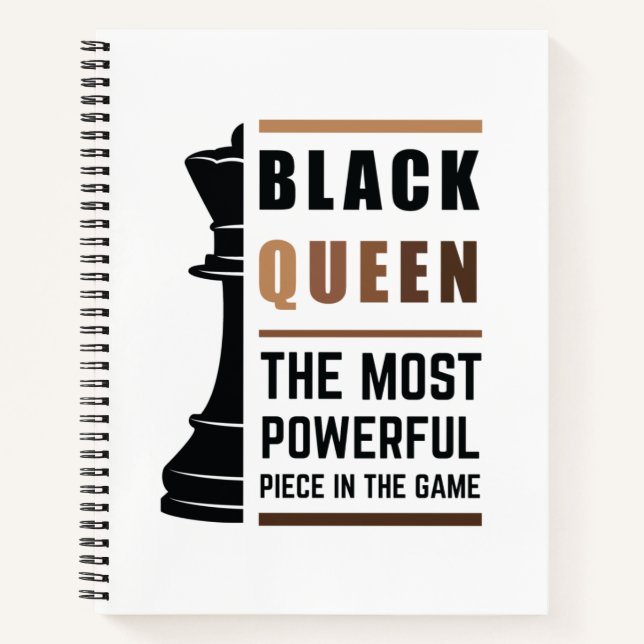 Black Queen das mächtigste Stück in Game 2 Notizbuch (Vorderseite)