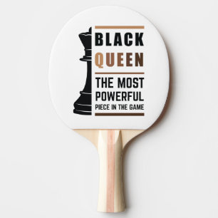Black Queen das mächtigste Stück in Game 2 Tischtennis Schläger