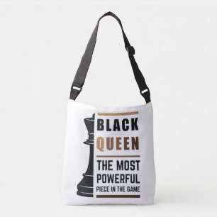 Black Queen das mächtigste Stück in Game 2 Tragetaschen Mit Langen Trägern