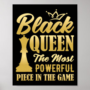 Black Queen das mächtigste Stück in Game Wo Poster