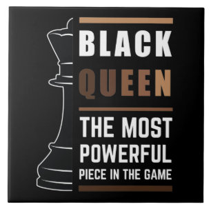 Black Queen das mächtigste Stück in Spiel 1 Fliese