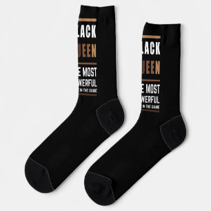Black Queen das mächtigste Stück in Spiel 1 Socken