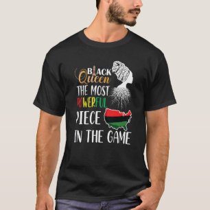 Black Queen die mächtigste schwarze Geschichte Afr T-Shirt