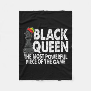 Black Queen die mächtigste schwarze Geschichte Fleecedecke