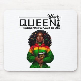 Black Queen die mächtigste Spielfigur - Mousepad