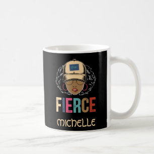 Black Queen   Fierce   Schwarze Frau Kaffeetasse