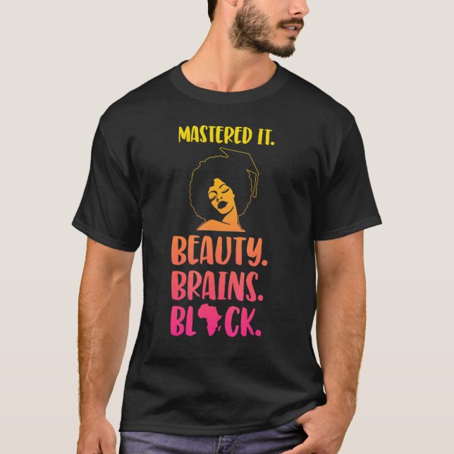 Black Queen Masters Abschluss 32 T-Shirt (Vorderseite)