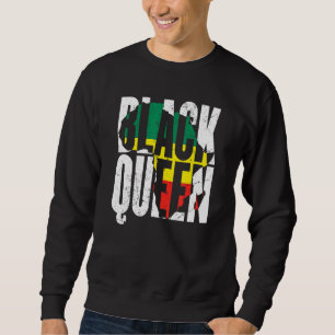 Black Queen Melanin Afro Black Pride Black Woman A Sweatshirt