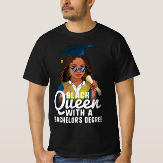 Black Queen mit Bachelor-Abschluss T-Shirt