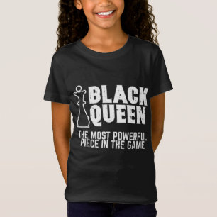 Black Queen Most Power Schach African American W T-Shirt