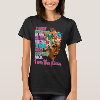 Black Queen Natural Afro American Ich bin die T-Shirt