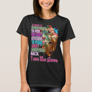 Black Queen Natural Afro American Ich bin die T-Shirt