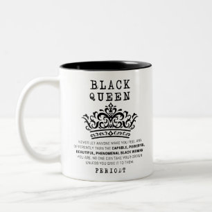 Black Queen - Niemand kann sich selbst die Liebe n Zweifarbige Tasse