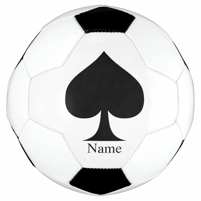Black Queen of Spades Black Thunder_Cove  Fußball (Vorderseite)