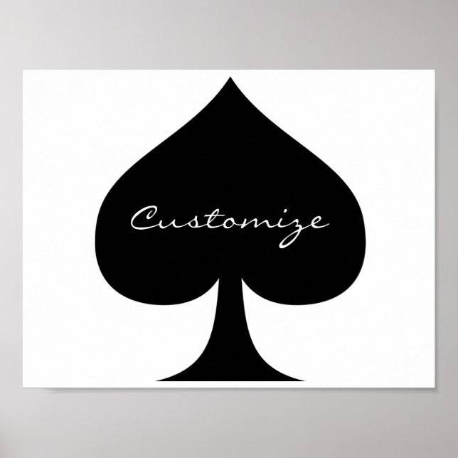 Black Queen of Spades Black Thunder_Cove Poster (Vorne)