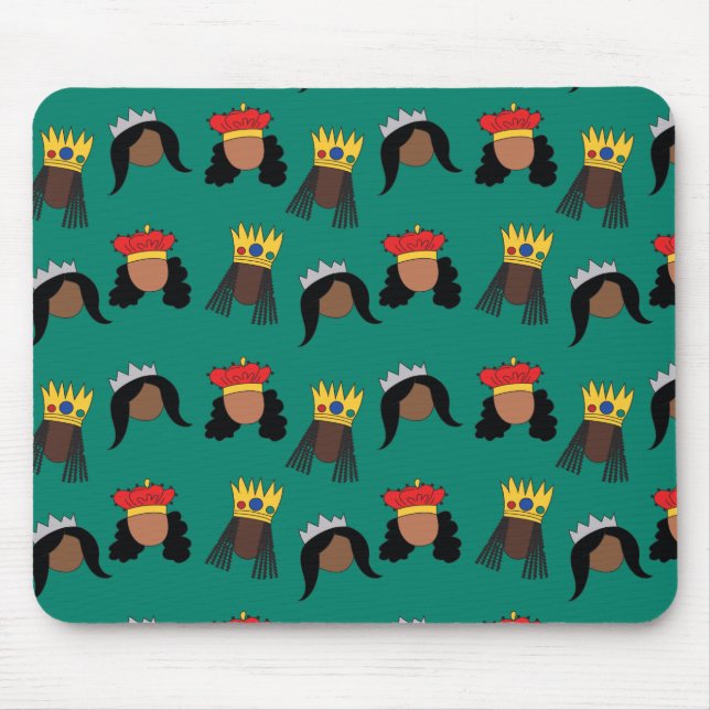 Black Queens Maus Pad Mousepad (Vorne)